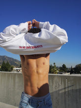 Load image into Gallery viewer, "I'm My Own Soulmate" Crewneck // White