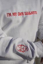 Load image into Gallery viewer, "I'm My Own Soulmate" Crewneck // White